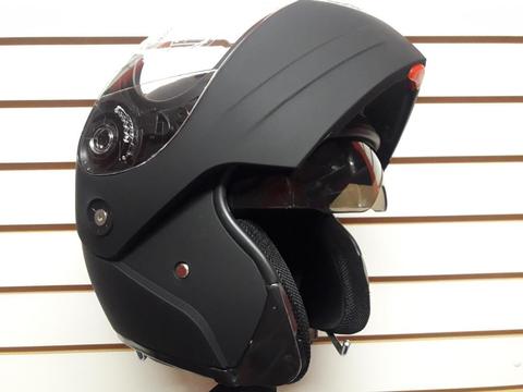Casco abatible moto motociclista