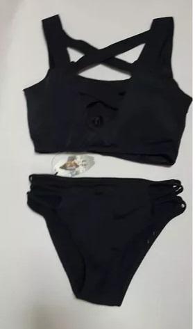 Ropa De Baño 2 Piezas Bikini Circe Hustle Negro