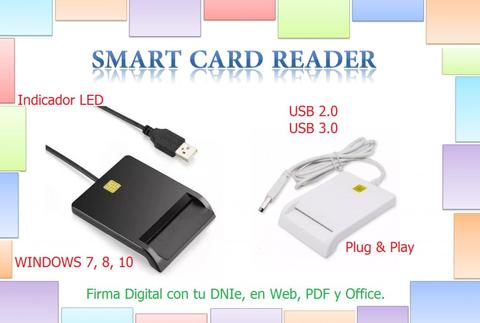 Smart card Reader Firma Digital DNIe Beca 18