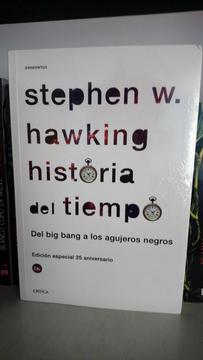 Libro Historia del tiempo Stephen W. Hawking
