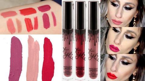 KYLIE JENNER LABIALES MATE POSIE K KOKO K NUEVOS CON CAJA SAN ISIDRO ENVIOS OLVA COURIER PROVINCIAS