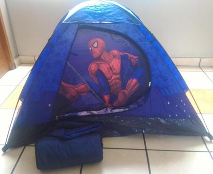 Set De Camping Hombre Araña Para Niños