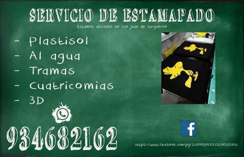 SERVICIO DE ESTAMAPADO TEXTIL