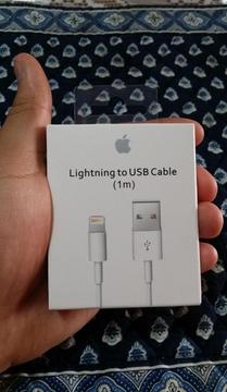 Cable Iphone Cargador Lightning Usb 1 Metro Apple Original Accesorio Original Nuevo Caja Remato Oferta Ocasion