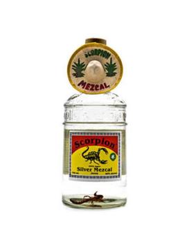 Mezcal Escorpión con Escorpión Real Dent