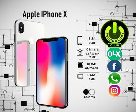 Iphone X Apple 2018 Todo pantalla 64 y 256 GB | Tienda física centro de  | Celulares  Technology Club