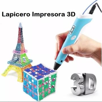 LAPICERO DE IMPRESIÓN 3D CON PANTALLA LCD FILAMENTOS DE REGALO