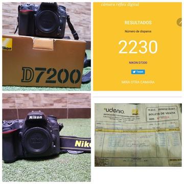 Camara Nikon D7200 Original de Tienda