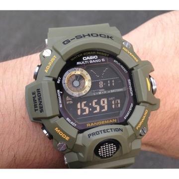 Reloj Casio gshock gw 9400 verde rangeman