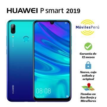 HUAWEI P SMART 2019 32 GB NUEVO, CAJA SELLADA, GARANTÍA DE 12 MESES, TIENDAS FÍSICAS