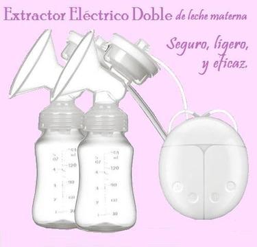 Extractor Electrico de leche materna Doble Seguro Eficaz Ligero sin BPA