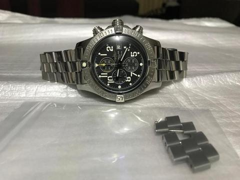 Reloj Breitling Super Avenger Chrono Profesional 12 Horas Remato