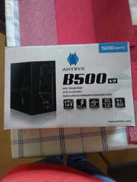 Fuente Antryx de 500w Reales
