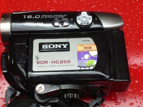 Cámara Filmadora Sony Vcr Hc 258 Vendo