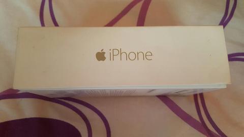 Caja de iPhone 6 Gold con Manuales
