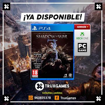 Tierra media sombras de guerra