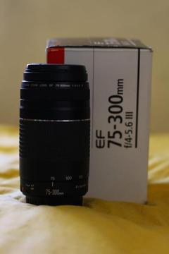 Lente 75-300 Canon