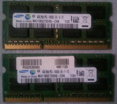 Memoria Ram Laptop 4gb vendo o cambio