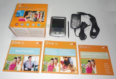 Palm Zire 72 Agenda Electronica PDA en Caja con manuales y accesorios. Operativo y Conservado iPaq
