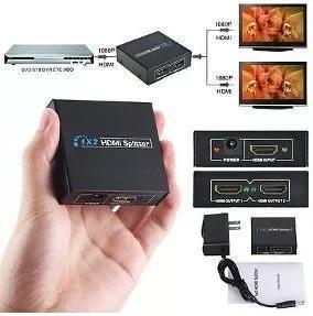 SPLITTER DISTRIBUIDOR DIVISOR HDMI 1.4v 1x2 FULL HD 3d