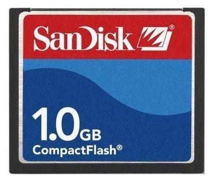 Memoria Compact Flash Sandisk De 1gb Cf Compactflash Cnc 1 GB