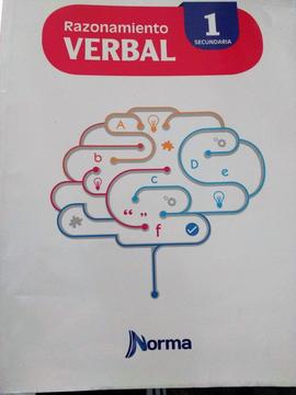 Razonamiento verbal 1 secundara Segunda mano