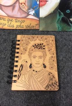 Frida Kahlo Libreta Block Espiralado Libretas 100 Hojas