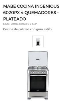 Cocina Nueva Mabe Ingenios6020px