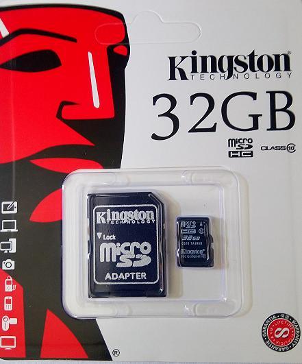 Memoria Micro Sd 32gb Clase 10 Kingston