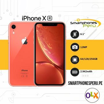 Celular Iphone XR 64GB/128GB • Libre de Fabrica • Smartphonesperu.pe