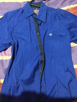 Camisa Casual Azul talla S