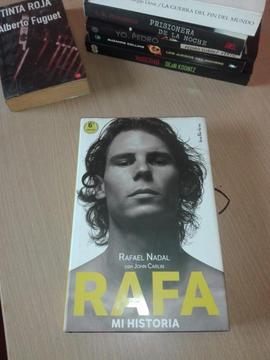 libro rafa mi historia rafael nadal tapa dura