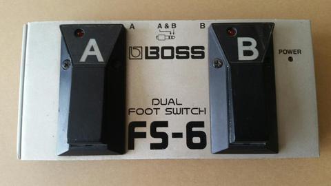 Pedal Dual Foot Switch Fs6 Marca Boss