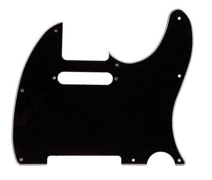 Pickguard Telecaster Negro 3 Ply Nuevos Squier Fender New