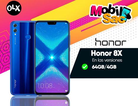 Honor 8X 64GB Dual Sim //Nuevos Libres de Fabrica con Garantia de tienda
