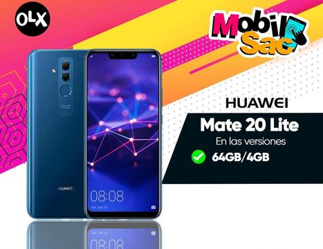 Huawei Mate 20 Lite 64GB Dual Sim //Nuevos libres de Fabrica