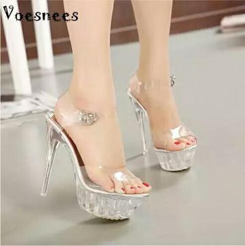 Zapato Slippers Acrilico 35 36 40