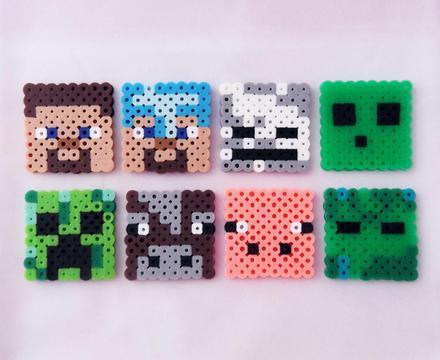 Figuras Hama Beads Minecraft