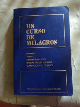 LIBRO UN CURSO DE MILAGROS ORIGINAL