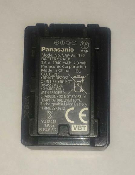 Batería Panasonic ORIGINAL VWVBT190