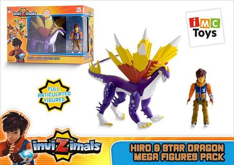 Invizimals Hiro Star Dragon Max Mega Figures Pack