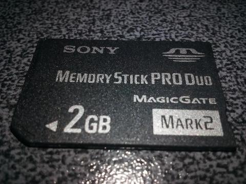 Memory Stick Pro Duo Mark2 De 2 Gb