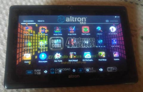 Tablet Altron 7'' GI708 color: Negro Estado: 10 de 10