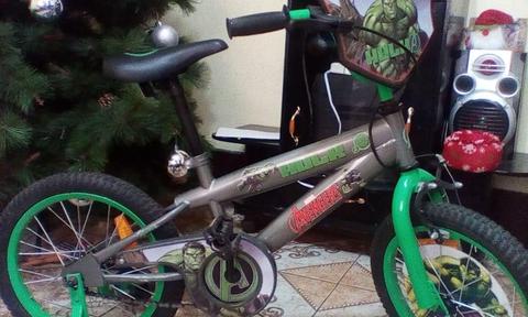 Bicicleta para Niño Hulk