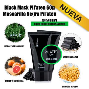 Mascarilla Negra Pil'aten Black Mask Original