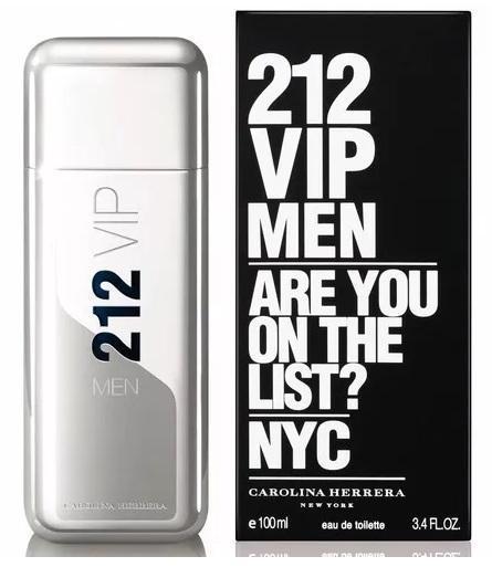 Perfume 212 Vip Men Carolina Herrera 100 Ml Original en Caja