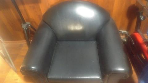 silla Sillón Negro 150 Soles