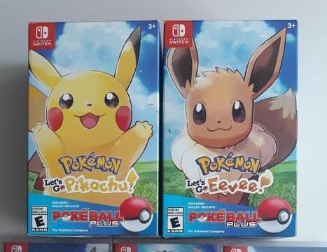 NINTENDO SWITCH, POKEMON LETS GO POKEBOLA, NUEVO SELLADO, TIENDATOPMK