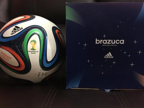 Balon Adidas Brazuca Brasil 2014 nro 5 termosellado original