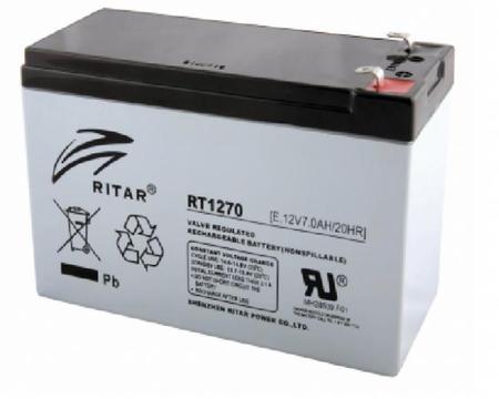 Bateria de 12v7ah marca Ritar Power Modelo : RT1270